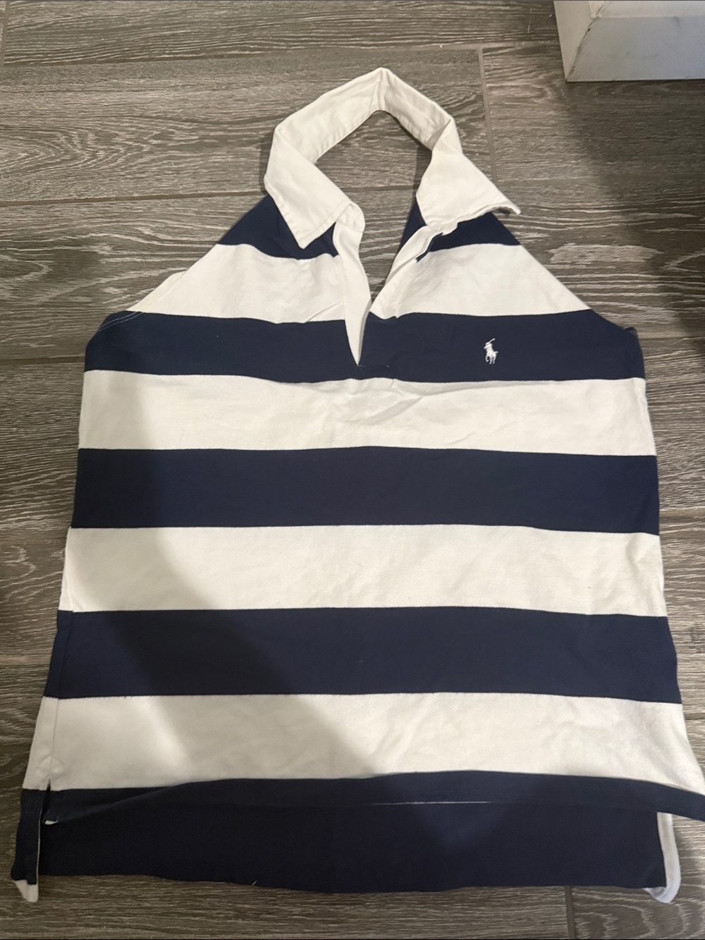 Ralph Lauren Sport Black and Cream Top